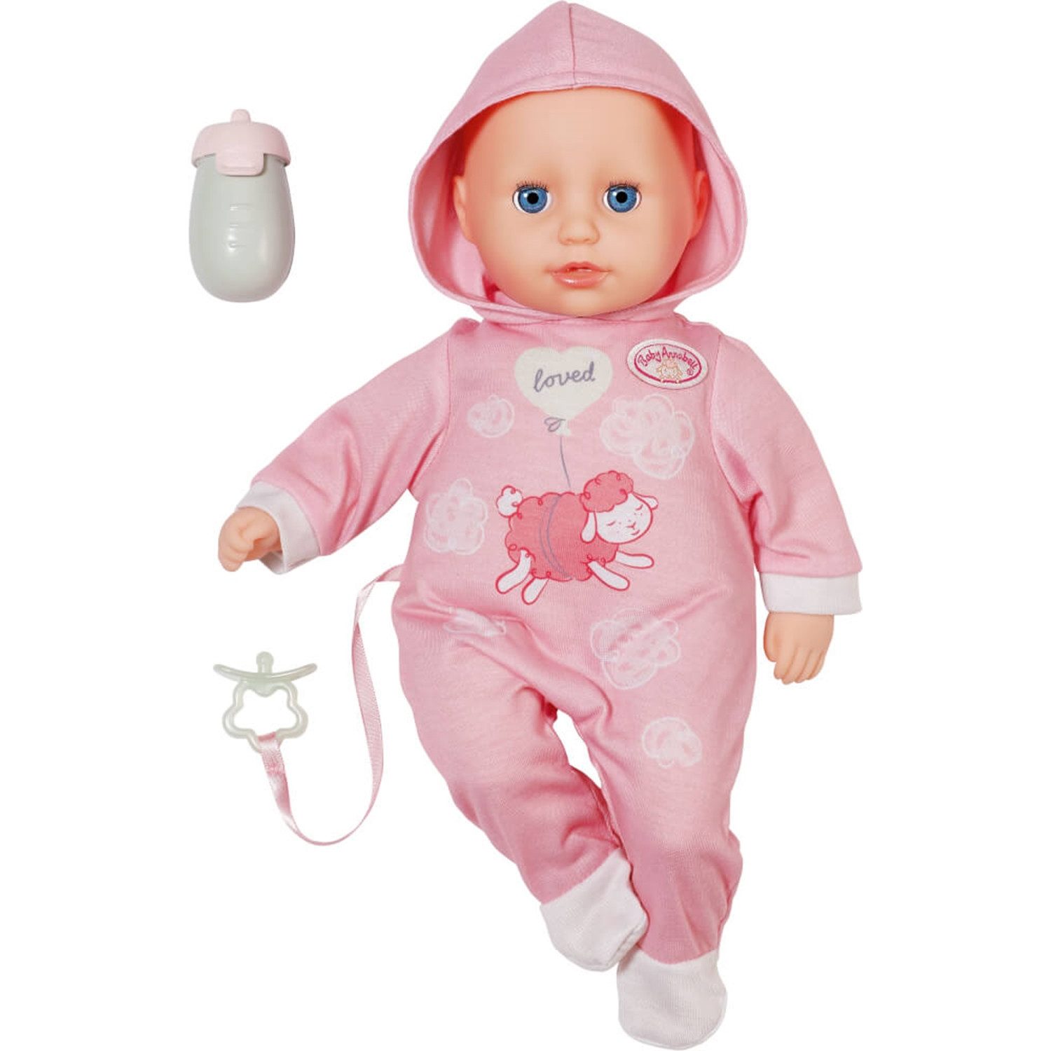 Babypuppe 710692 Baby Annabell Hannah Spiel mit mir 36cm