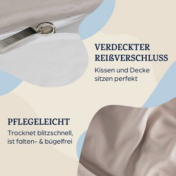 Bettwäsche Soft Wonder-Edition Bettwäsche, sleepwise, Mikrofaser-Fleece, 3 teilig, Mikrofaser Bettbezug Set mit Kissenbezug Kissen Hüllen Bettzeug