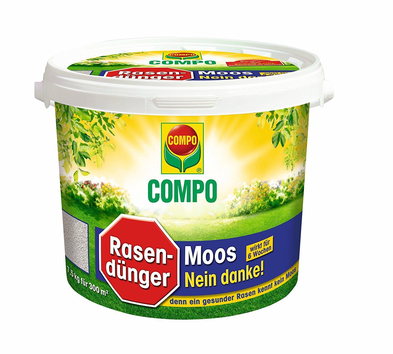 Compo Rasendünger COMPO Rasendünger Moos Nein Danke 7,5 Kg