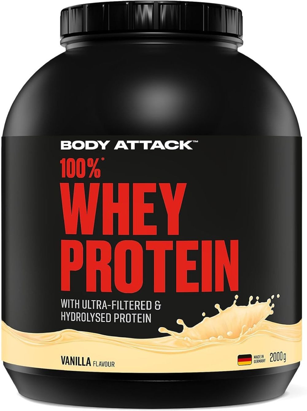 Body Attack Body Attack 100% Whey- 2 kg Pulver