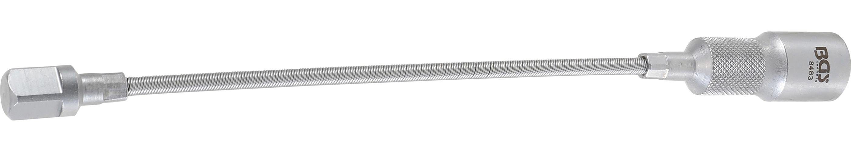 BGS technic Ratschenringschlüssel Flexible mm (1/2), Verlängerung, 12,5 mm 300 Außen-/Innenvierkant
