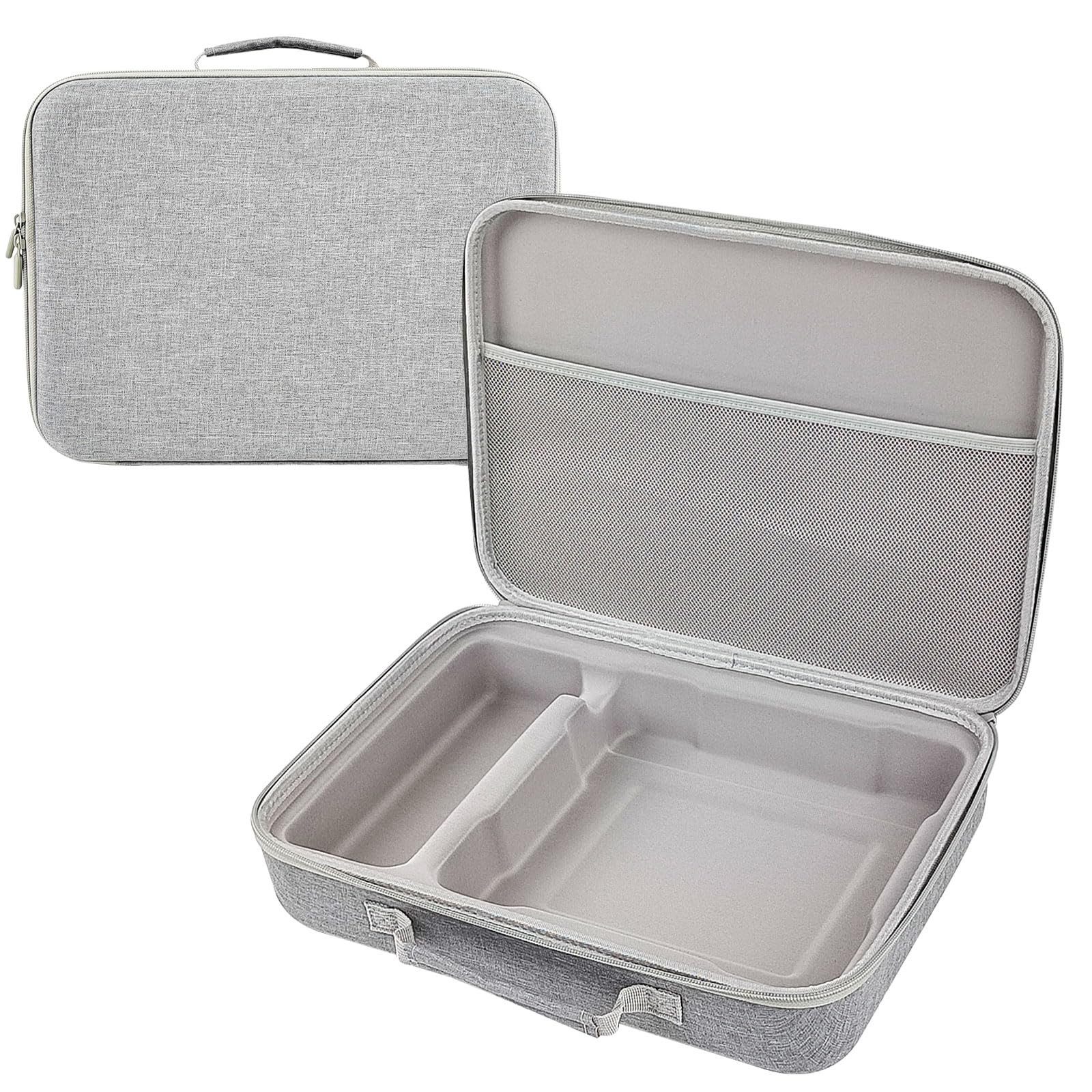 FOUORTUNATE-BEE Organizer Hartschalen-Organizer für Ecovacs Mini-Fensterreinigungsroboter (für Ecovacs Winbot Mini Zubehör, Unterteilt, für die Aufbewahrung von Maschinen und Kabeln)