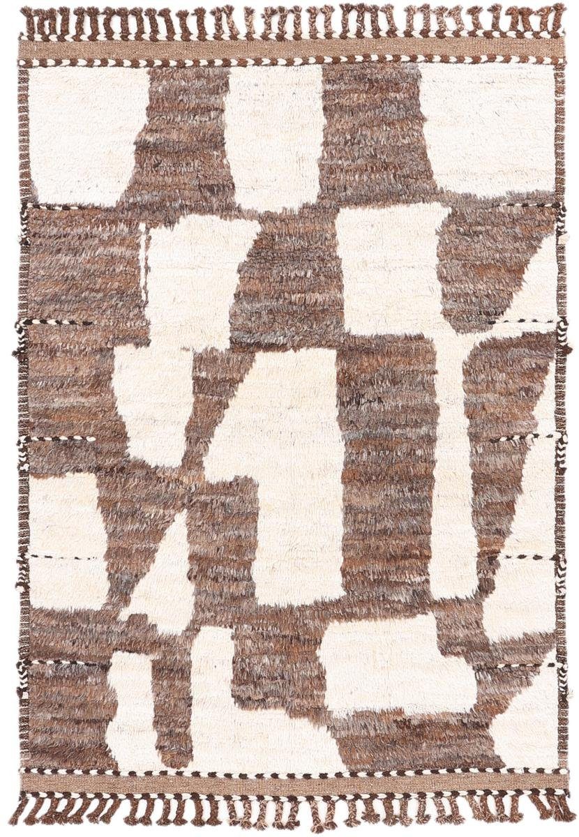 Orientteppich Berber Maroccan Atlas 150x207 Handgeknüpfter Moderner Orientteppich, Nain Trading, rechteckig, Höhe: 20 mm