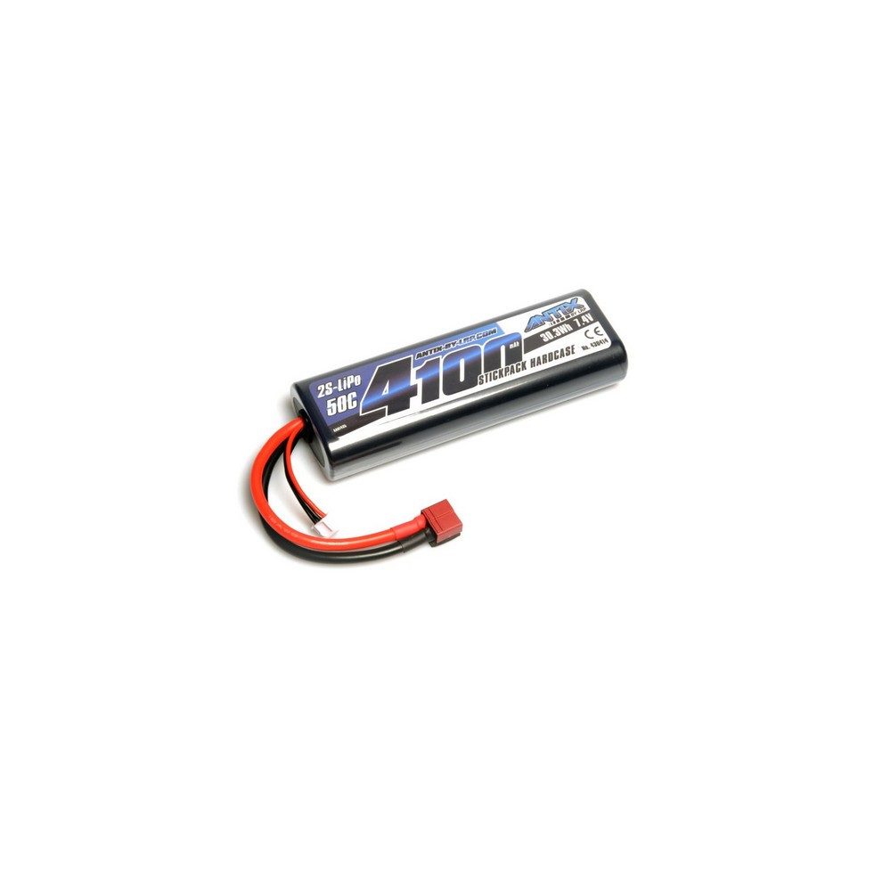 LRP Modellbausatz ANTIX by LRP 4100 - 7.4V - 50C LiPo Car Stickpack Hardcase - T - Plug