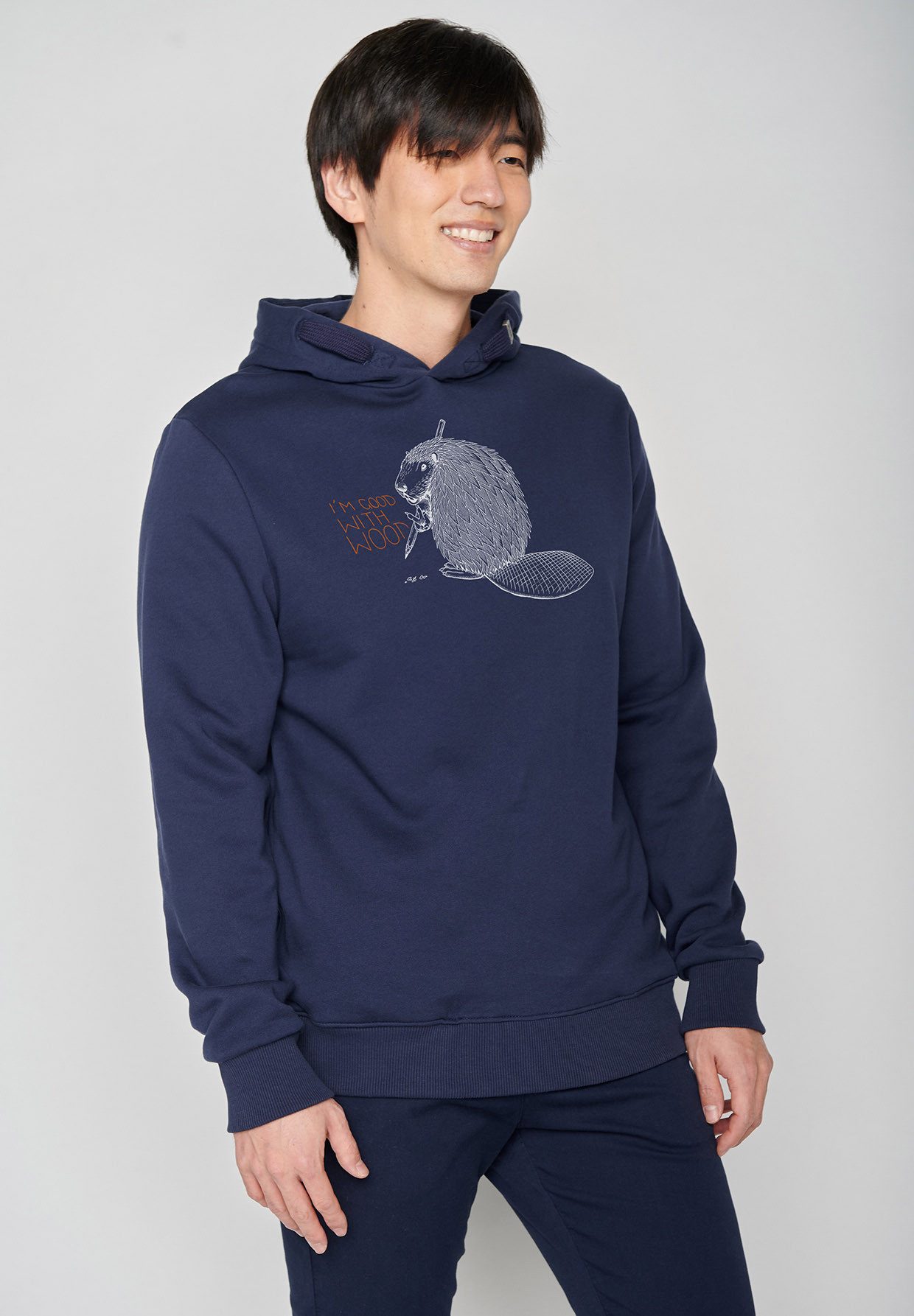 GreenBomb Hoodie Animal Beaver