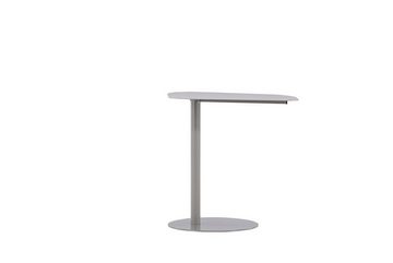 BOURGH Beistelltisch SAN JOSE Couchtisch C-Form 50x38cm - Sofatisch hellgrau (1-St)