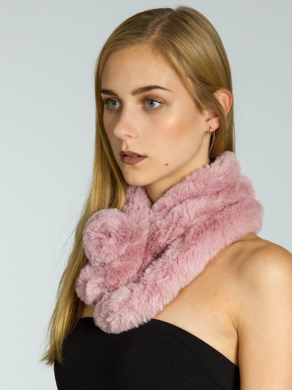 Caspar Modeschal SC478 Damen Kunstpelz Fell günstig online kaufen