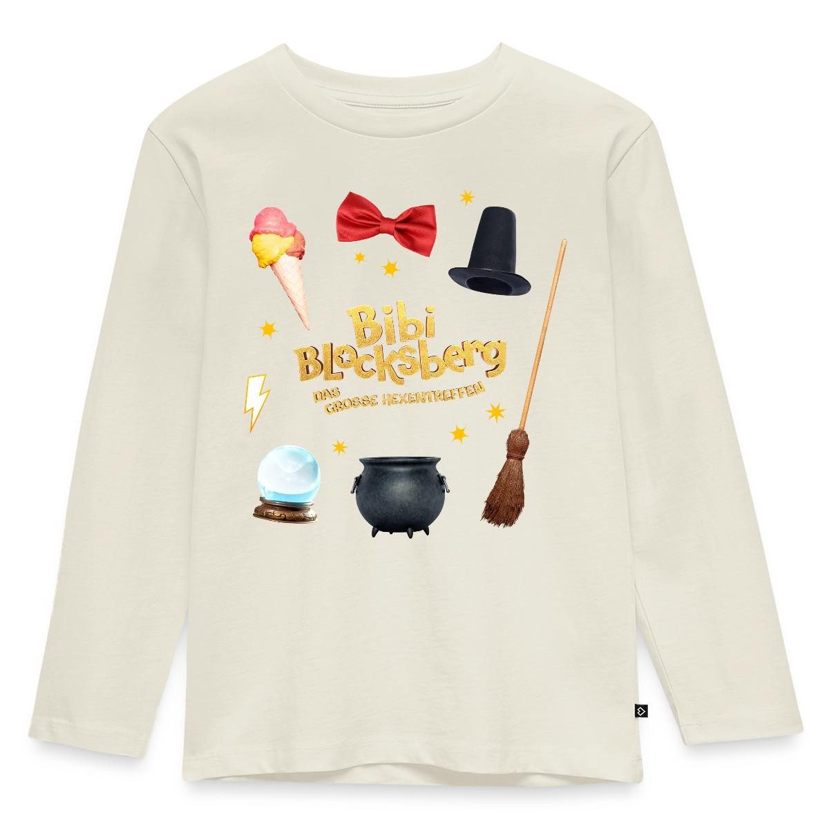T-Shirt Bibi Blocksberg Film Mit Hexenzubehör Und Logo Kinder Premium Langarms