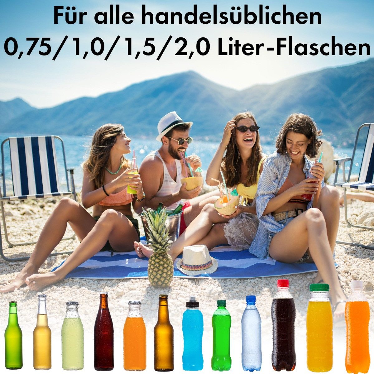 BOMANN Elektrische Kühlbox KB 6011.1 CB, Auto und Camping, 22L, 12V und 230V Anschluss – Bild 4 von 5
