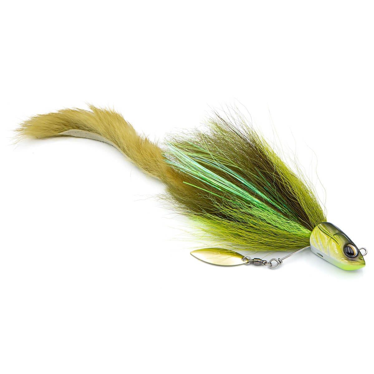 Kunstköder BIM Tackle Crazy Rabbit Junior Bucktail Jig 22g Hecht Wels Zanderköder