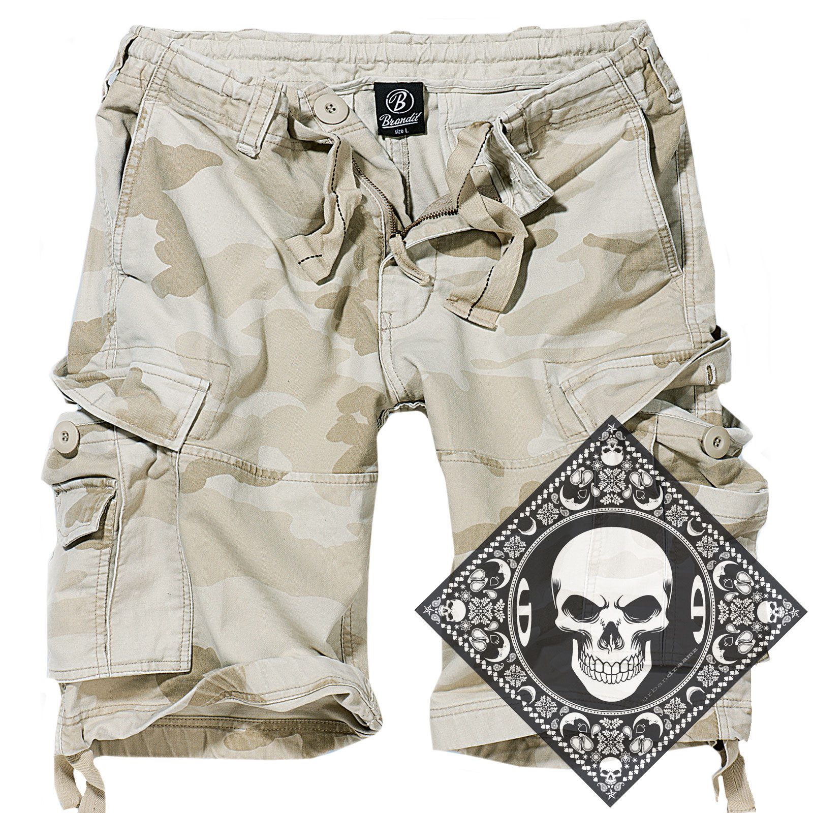 Brandit Cargoshorts Cargo Shorts Robuste kurze Hose schwere Qualität