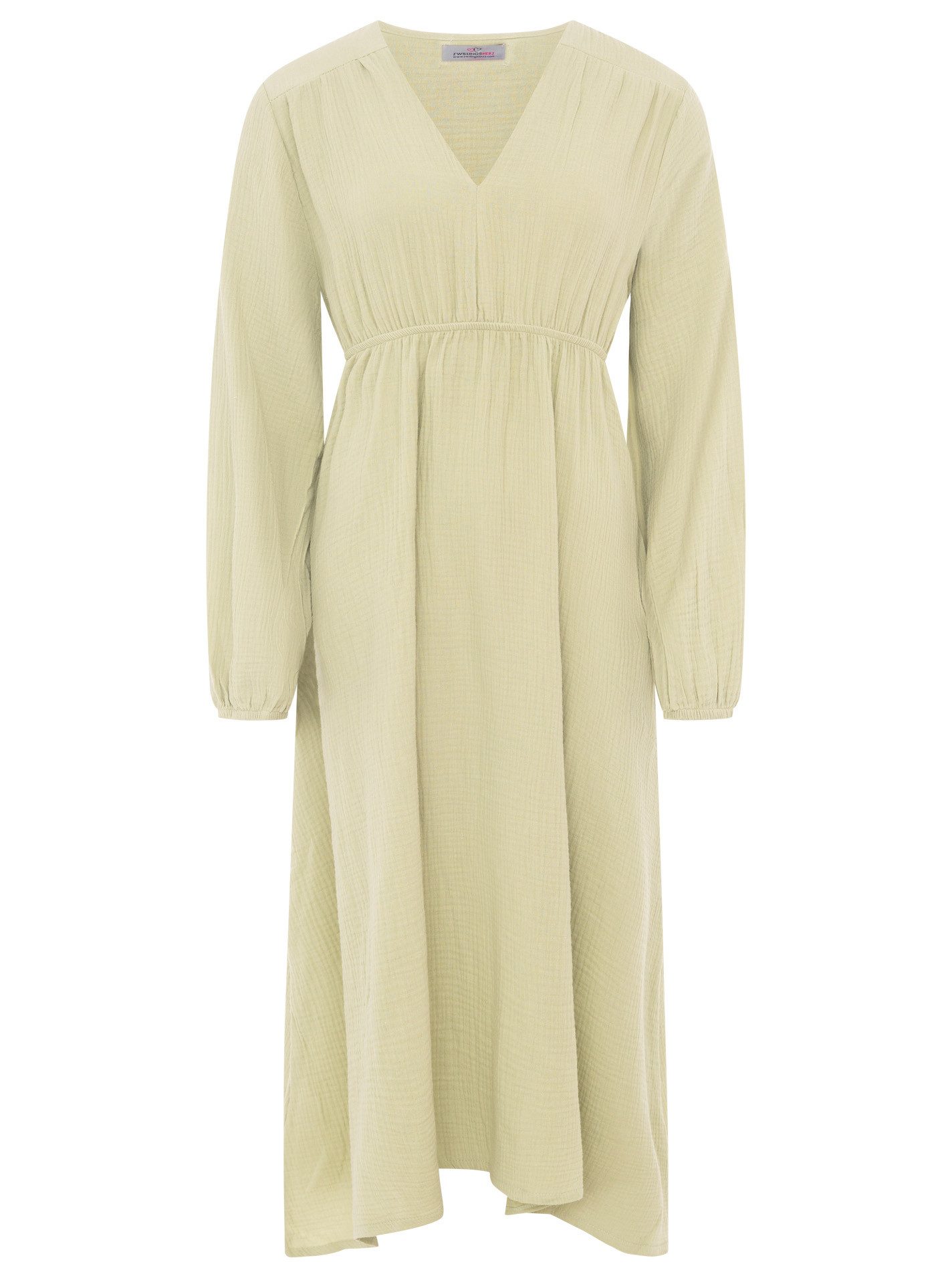 Zwillingsherz Maxikleid Maxikleid Baumwolle Musselin