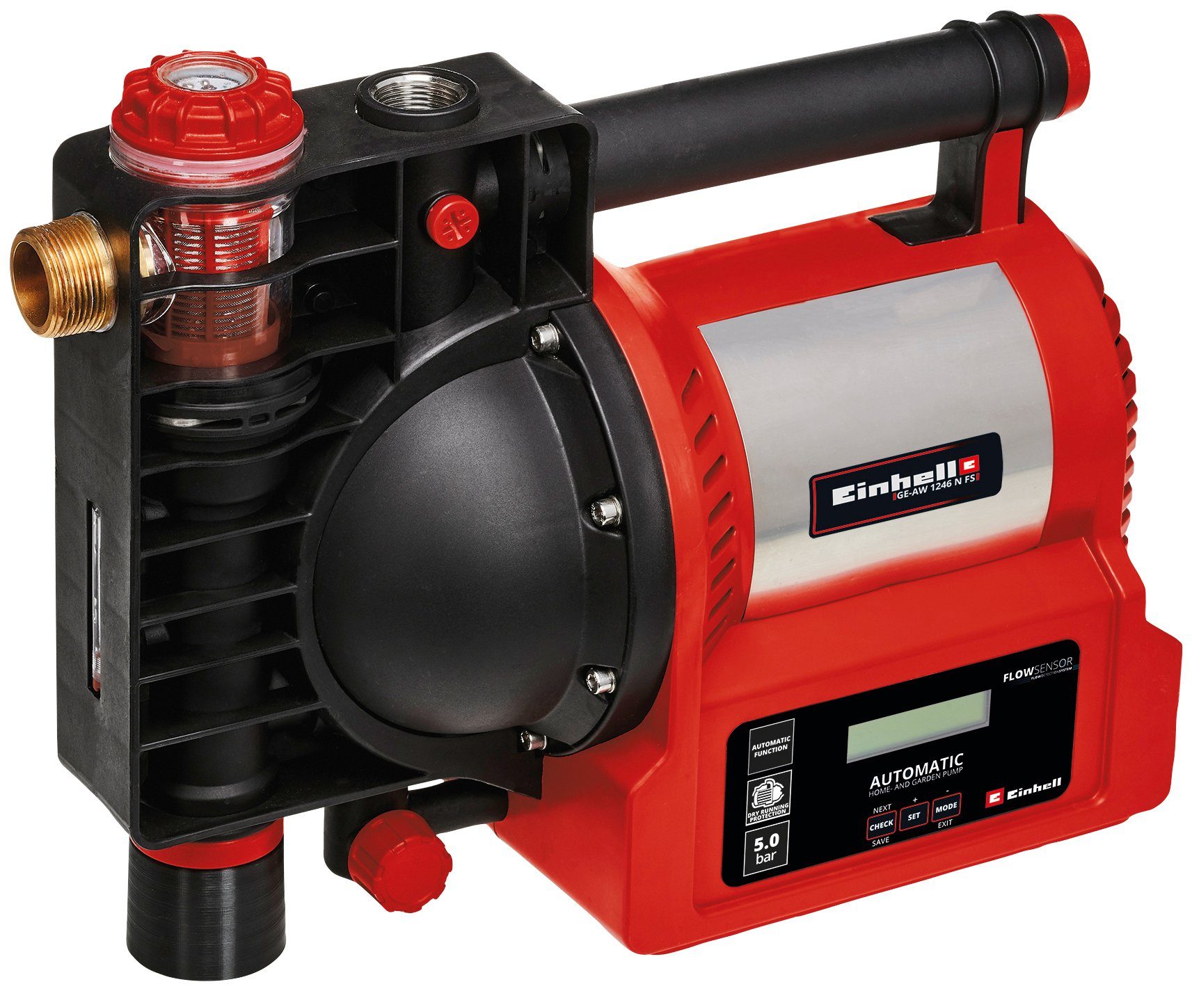 Einhell Hauswasserwerk GE-AW 1246 N FS, 4600 l/h max. Fördermenge