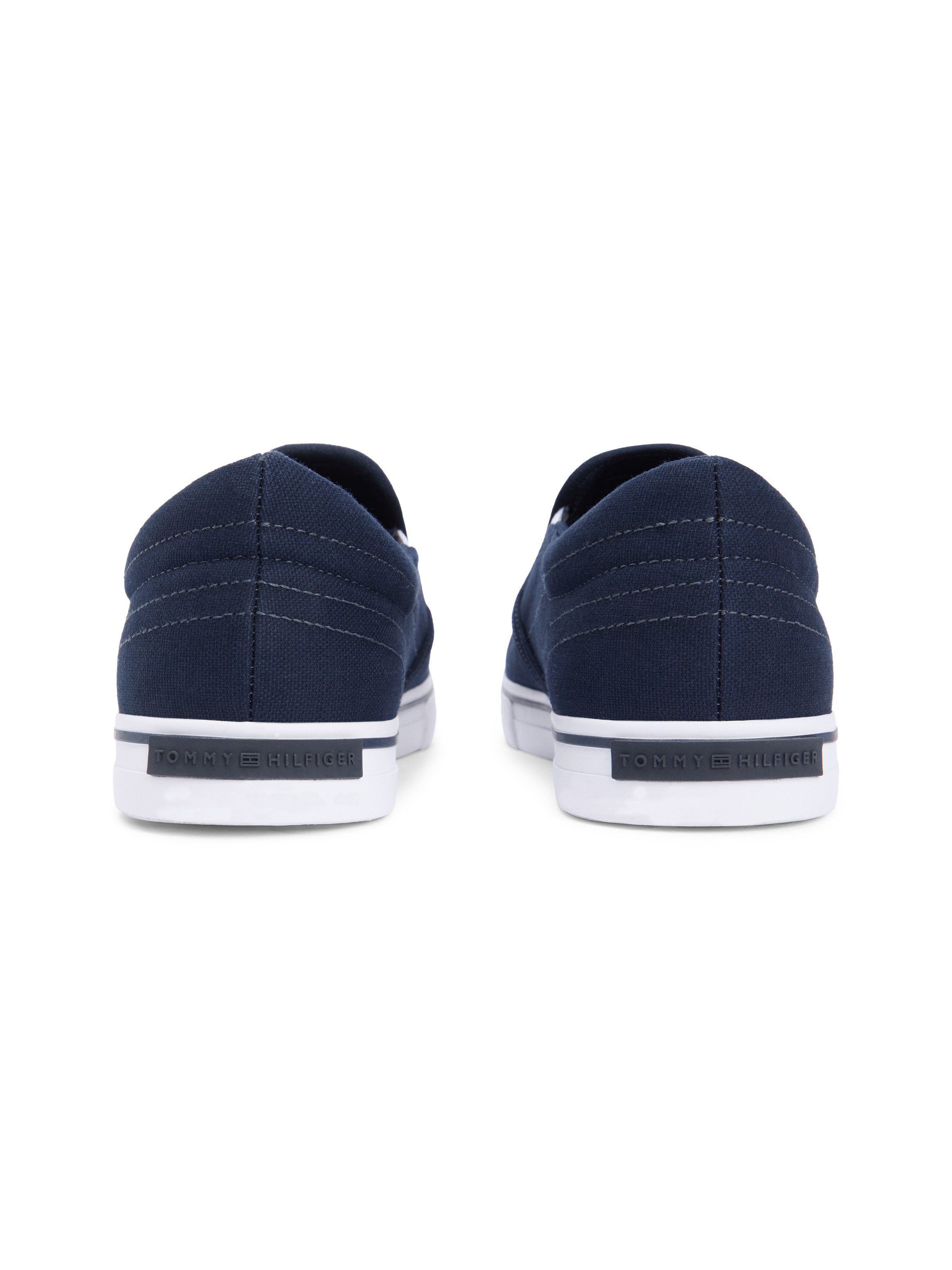 Tommy Hilfiger VULC CORE SLIP ON Slip-On Sneaker Freizeitschuh, Halbschuh, Slipper mit seitlichem Logoschriftzug