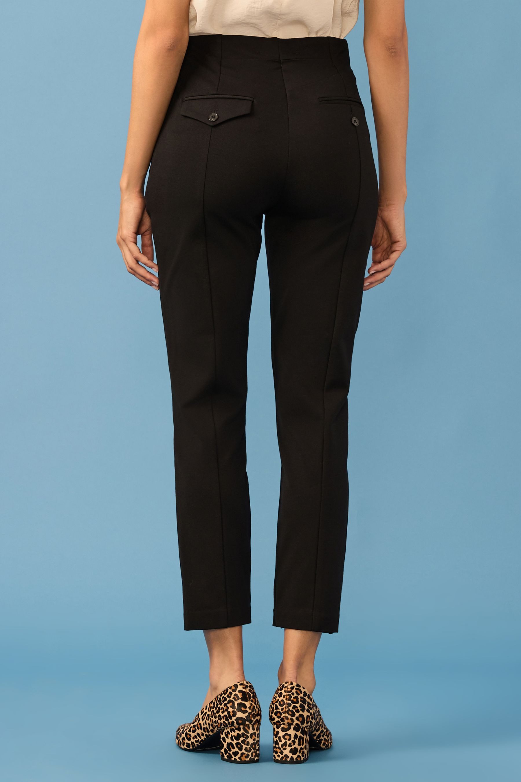 Next Stoffhose Modellierende Slim Fit Hose, günstig online kaufen