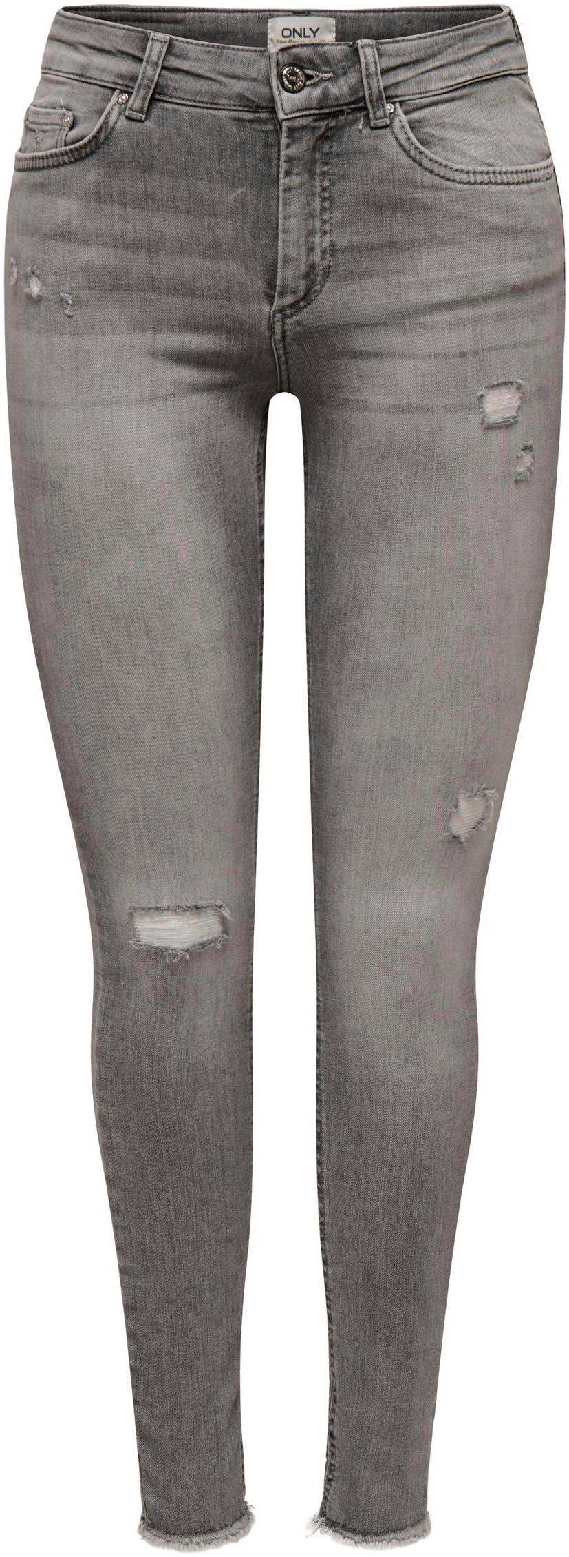 Skinny-fit-Jeans ONLBLUSH MID SK AK RW DST DNM REA724NOOS