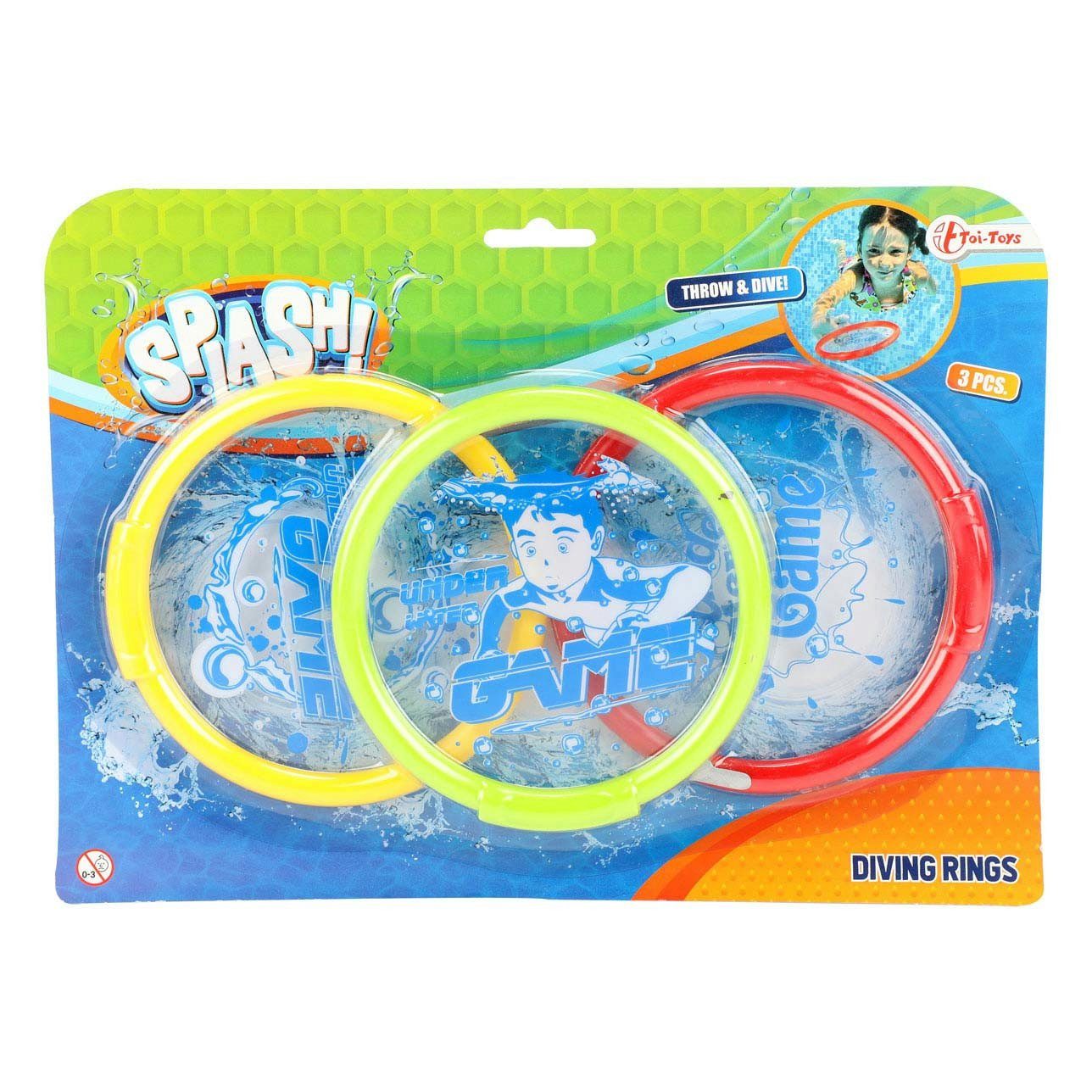 Toi-Toys Badespielzeug SPLASH Tauchringe (3 Stück), günstig online kaufen