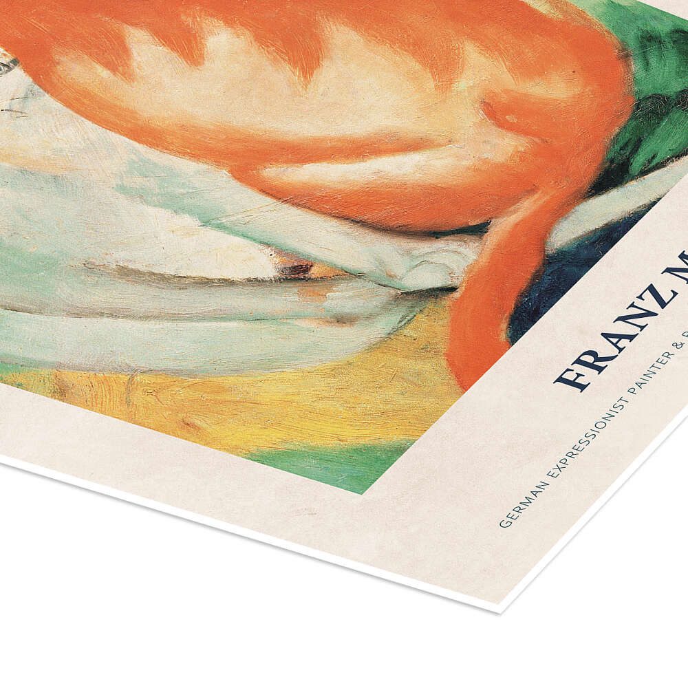 Posterlounge Wandbild How Nature is Reflected in the eyes of Animals, Franz Marc, erhältlich als Poster, Leinwandbild, Wandsticker oder Acrylglasbild