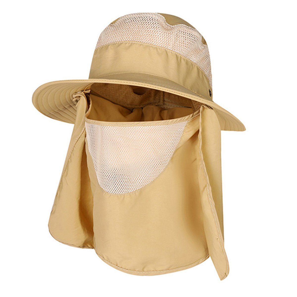 Jormftte Sonnenhut Hut Herren Sommer Outdoor,Sonnenhut für Wander Fischer khaki