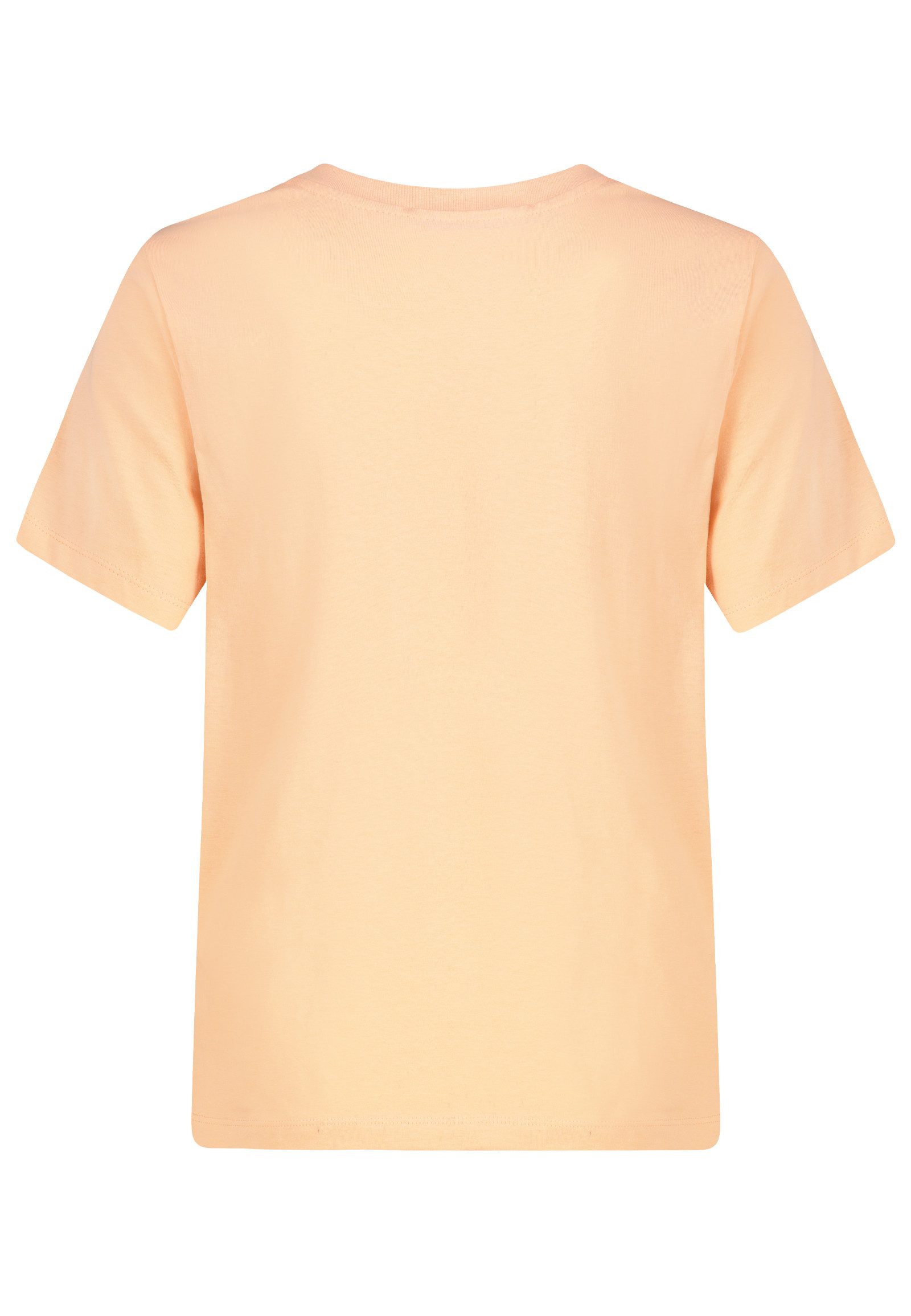 Eight2Nine T-Shirt Damen T-Shirt mit Stickereien und Prints Baumwollshirt, Kombination aus Print & Stickerei