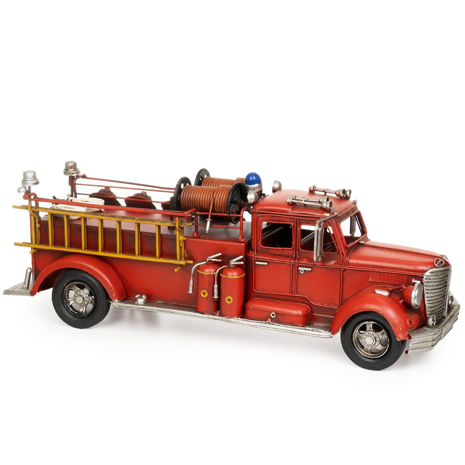 Moritz Dekofigur Auto Feuerwehrauto Oldtimer, Polyresin Фігурки Deko Geschenk Geometrische TierFigur Modern Skulptur