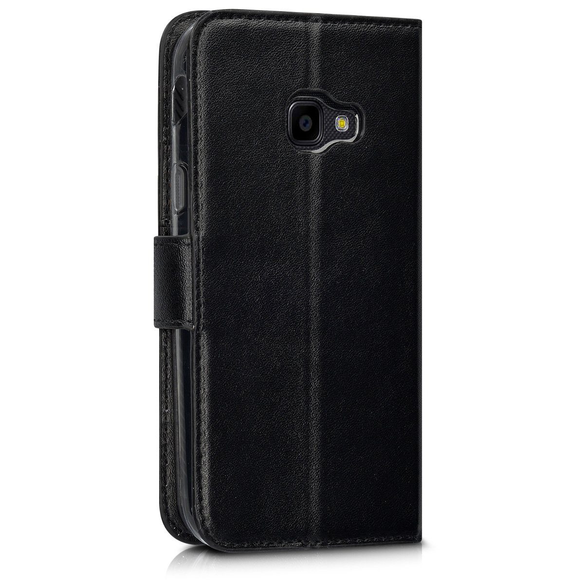 kwmobile Handyhülle Hülle für Samsung Galaxy Xcover 4 / 4S, Kunstleder Handyhülle mit Kartenfächern und Standfunktion