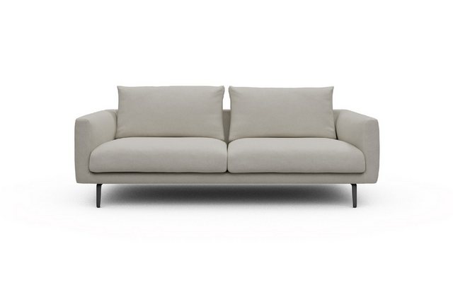 moebelfaktor Sofa Karl 3-Sitzer, Schlanker Rahmen, geneigte Armlehne, itali günstig online kaufen