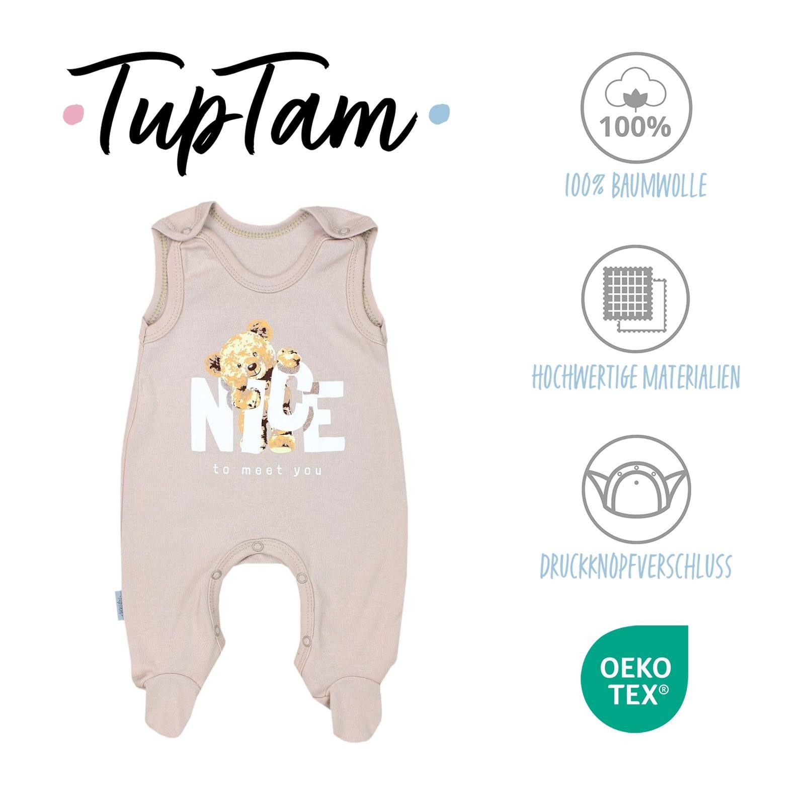 TupTam Strampler TupTam Baby Unisex Strampler mit Aufdruck Spruch 5er Pack