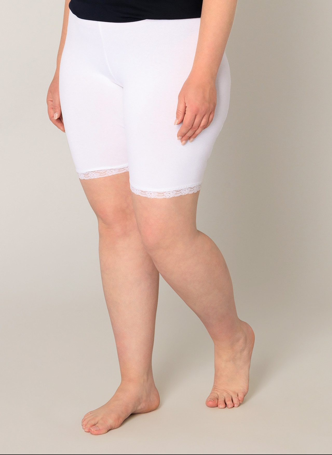 Base Level Curvy Radlerhose Ava mit Spitzenkante