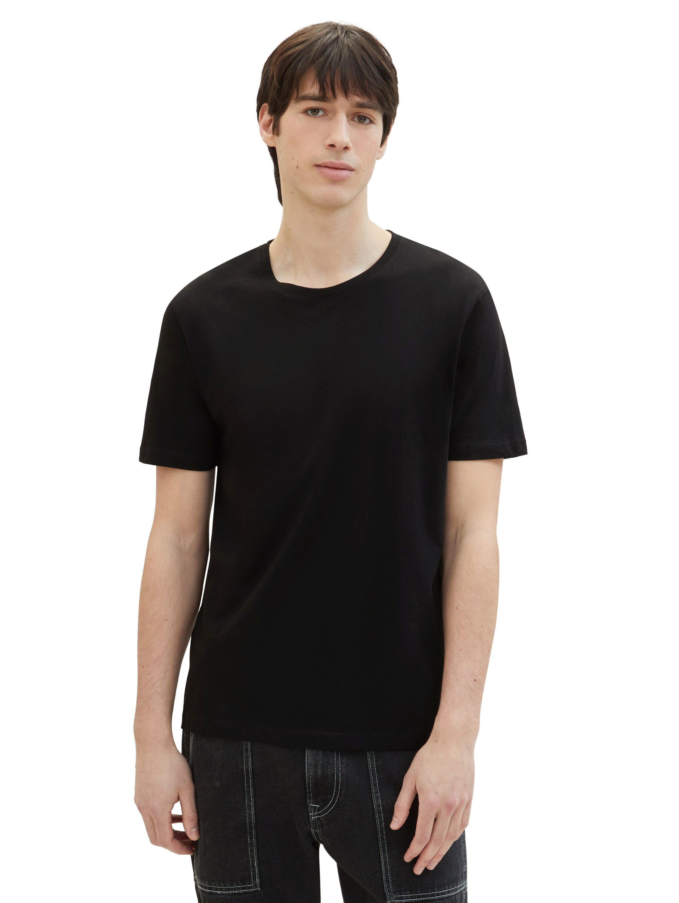 TOM TAILOR Denim T-Shirt (Packung, 3-tlg) günstig online kaufen