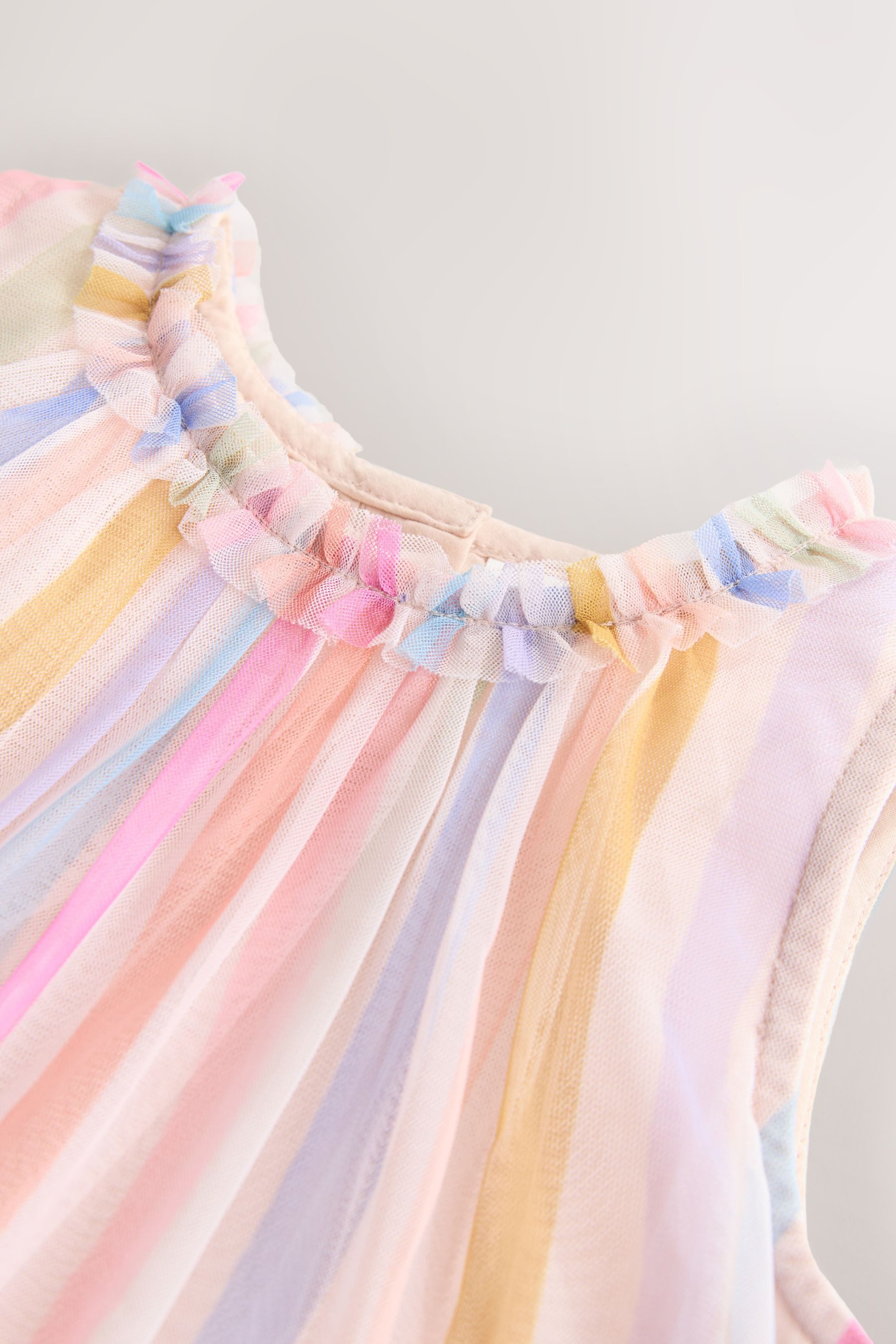 Next Jerseykleid Kleid mit Mesh-Detail (1-tlg) – Bild 4 von 5