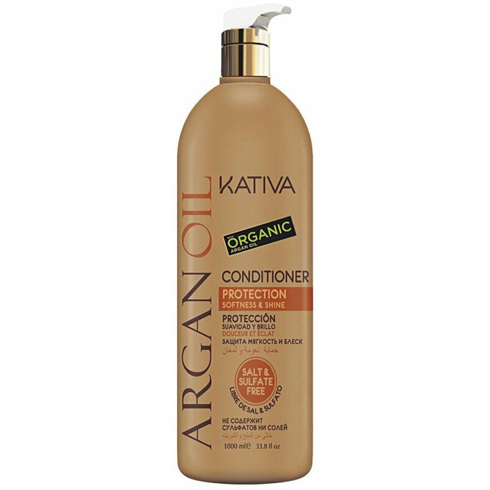 Kativa Haarspülung Kativa Arganöl Conditioner Protection, Softness & Shine 1000 m