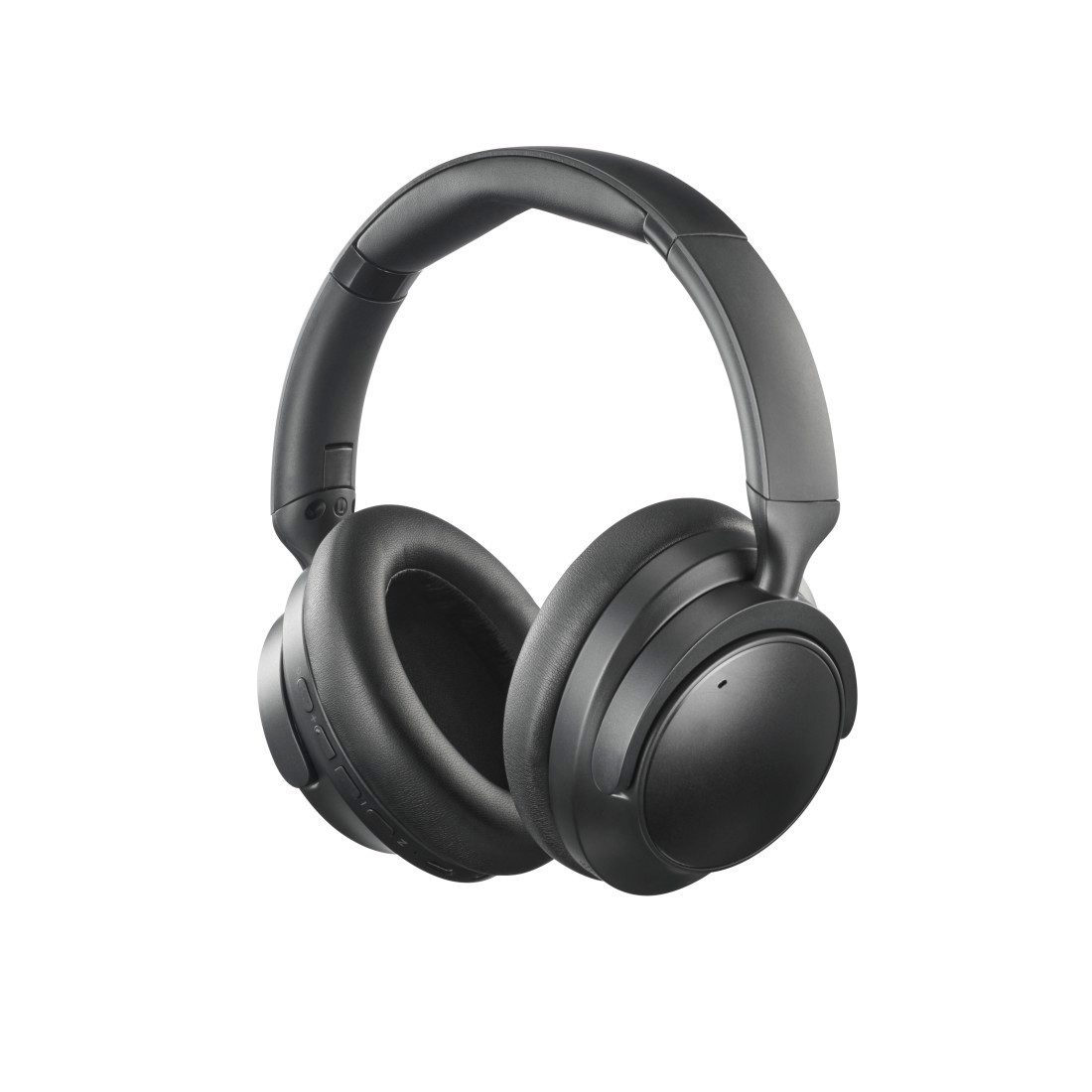 Hama Bluetooth®-Kopfhörer, Over-Ear, Hybric ANC, Mikro, Tasche SW Bluetooth-Kopfhörer (Active Noise Cancelling (ANC), Google Assistant, Multi-Point-Verbindung, Sprachsteuerung, kompatibel mit Siri, Google Assistant, Siri)