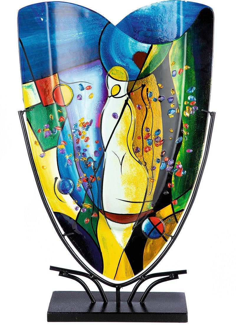 Casablanca by Gilde Tischvase Magic, Dekovase (1 St), Vase aus Glas, mit sc günstig online kaufen