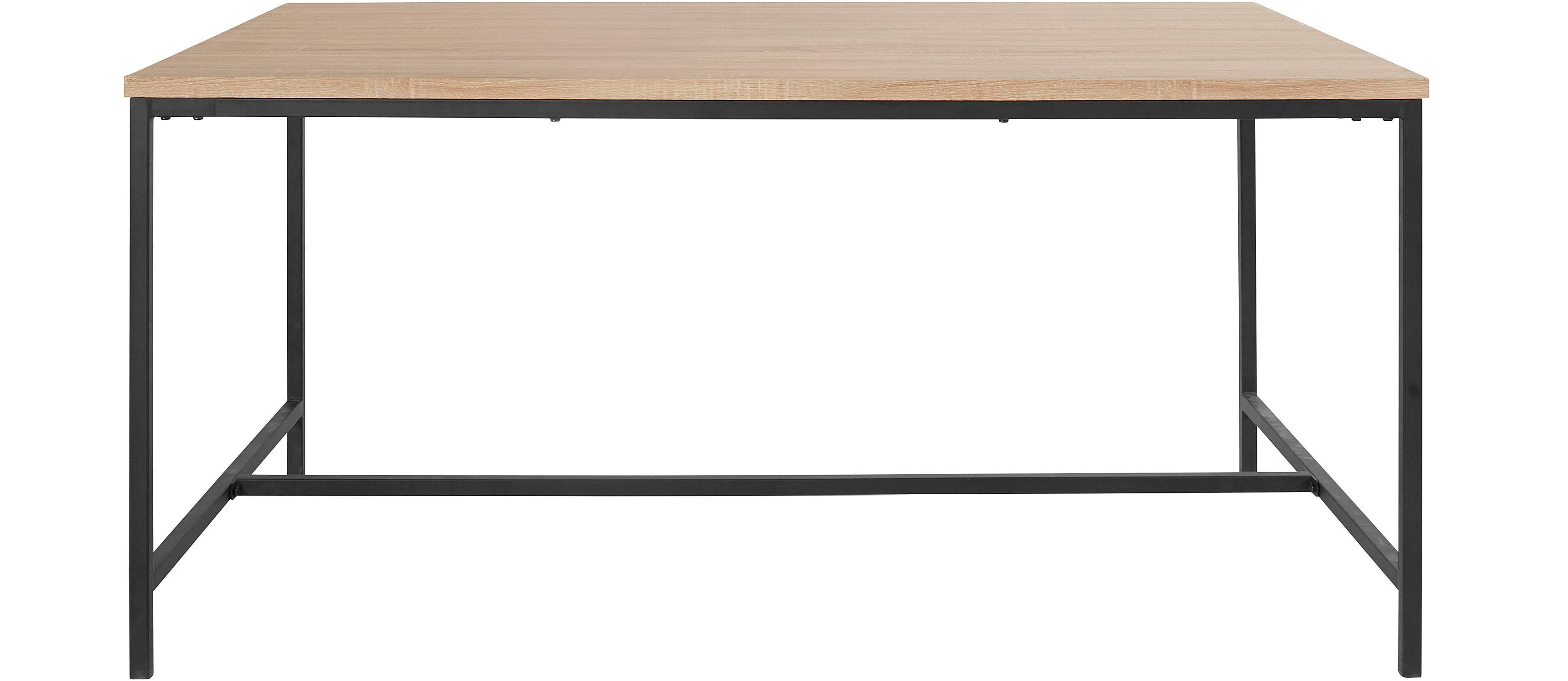 andas Esstisch Vadum (1-St), mit Tischplatte in einer Holzoptik und fühlbare Struktur, Höhe 76 cm