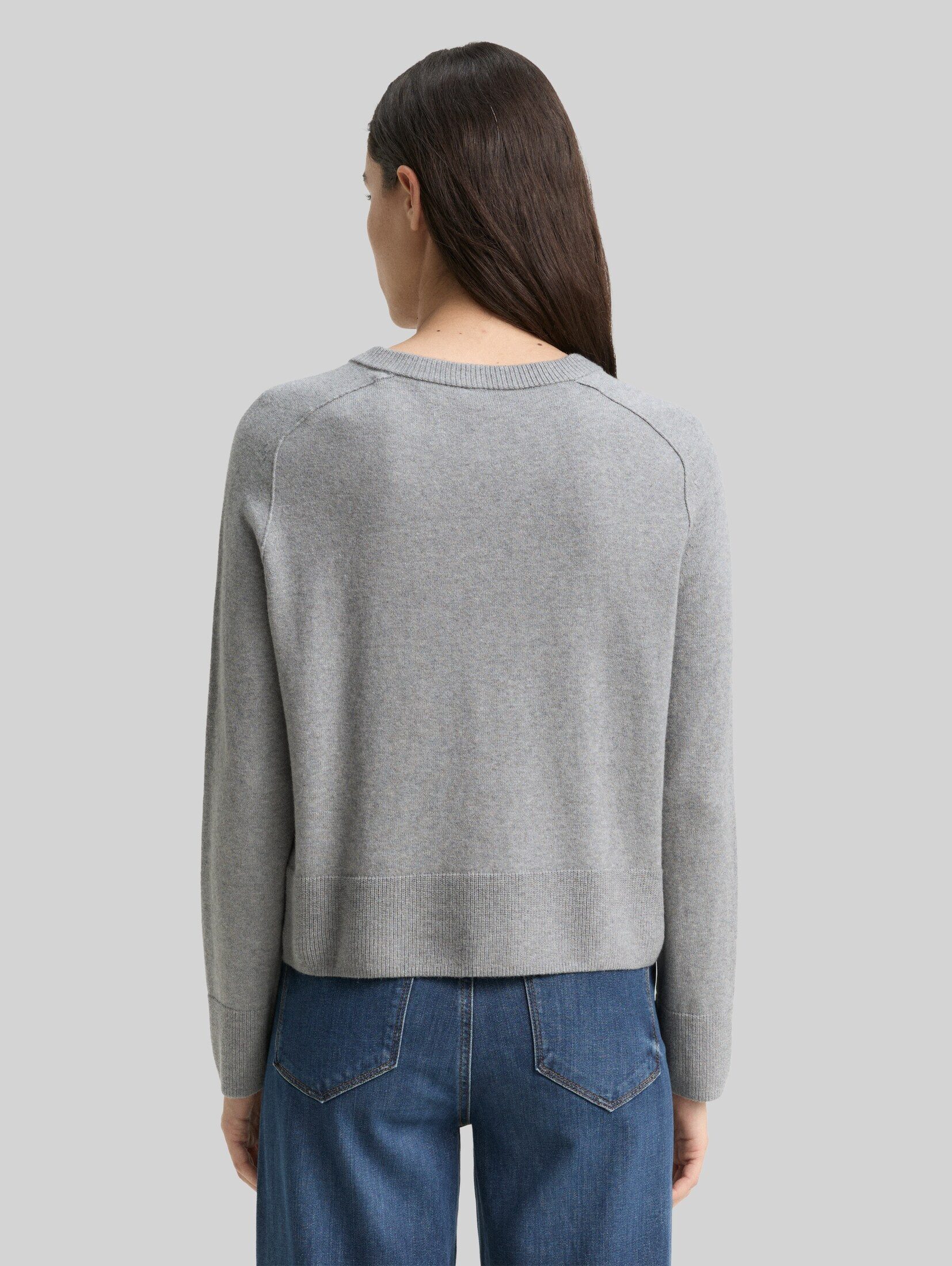 TOM TAILOR Cardigan Pullover & Strickjacken Cardigan mit Kaschmir-Anteil