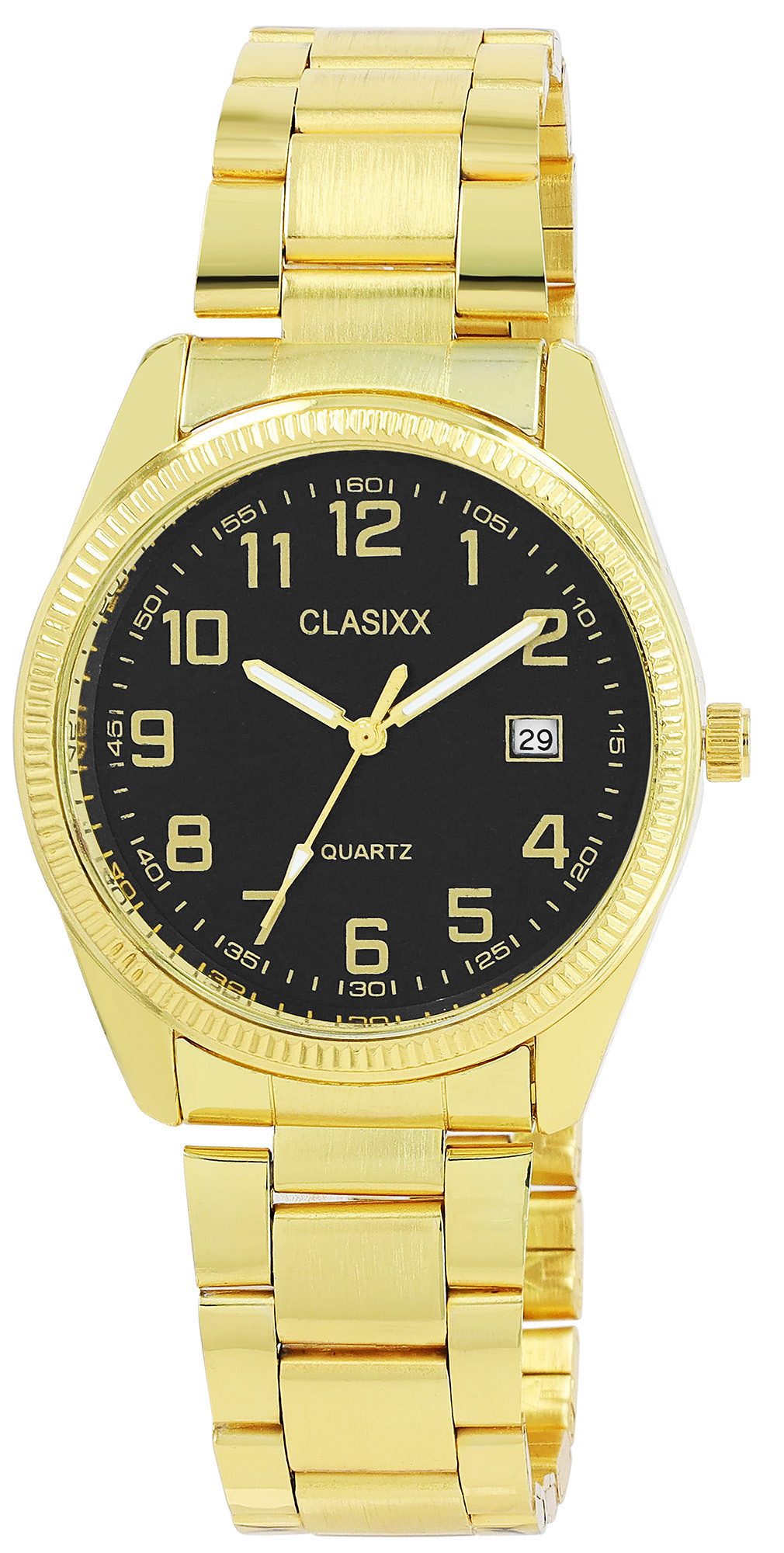 Clasixx Quarzuhr Mineralglas