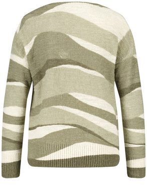 GERRY WEBER Rundhalspullover Strickpullover mit überschnittenen Schultern