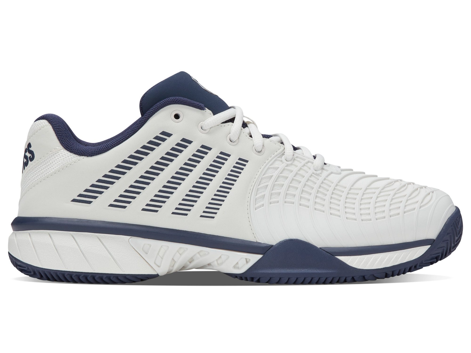 K-Swiss Performance Express Light 3 Clay/Sandplatz weiss/blau Herren Tennisschuh