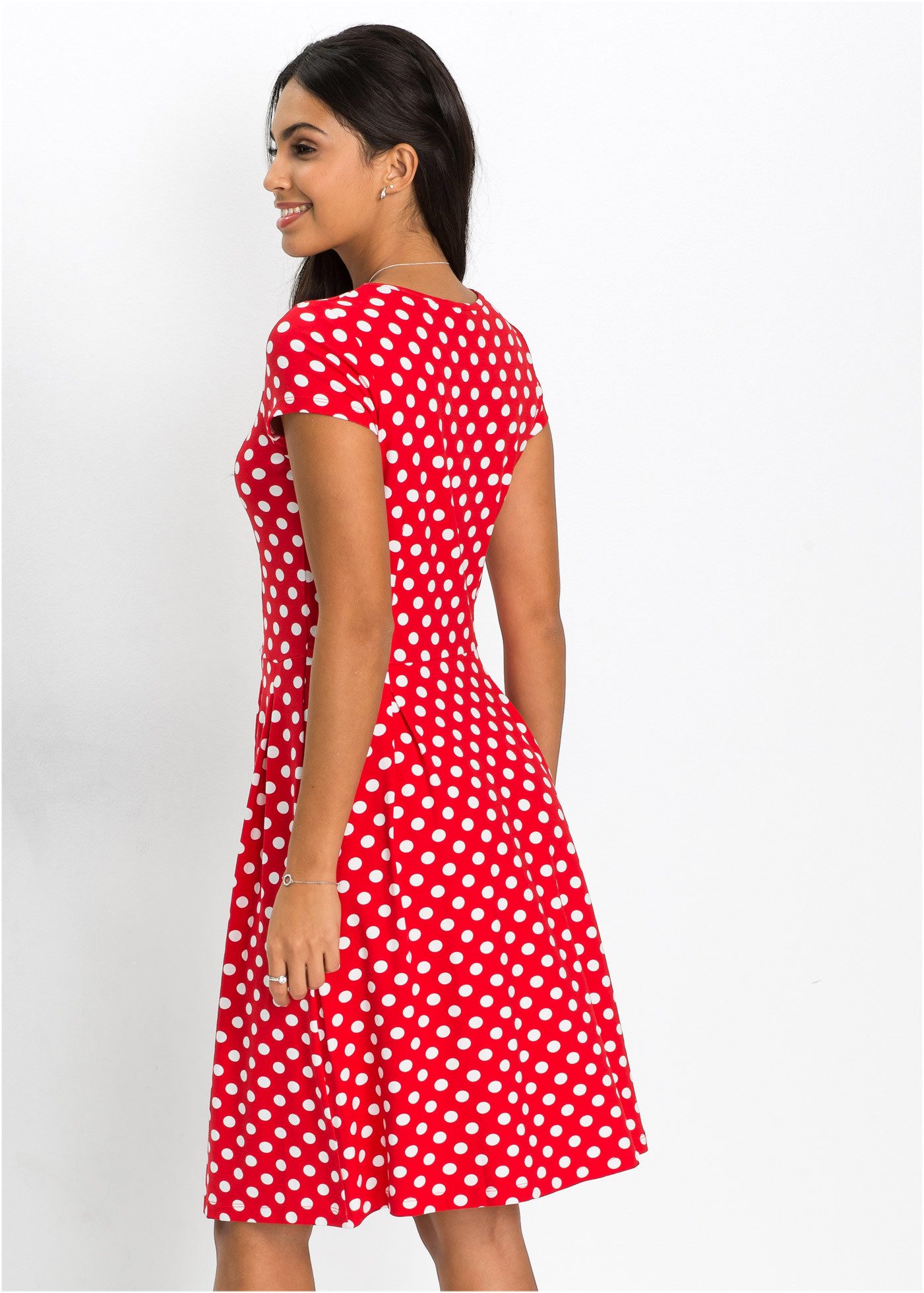 bonprix Jerseykleid (1-tlg) für sommerliche Tage, aus Viskose-Mix, ausgeste günstig online kaufen