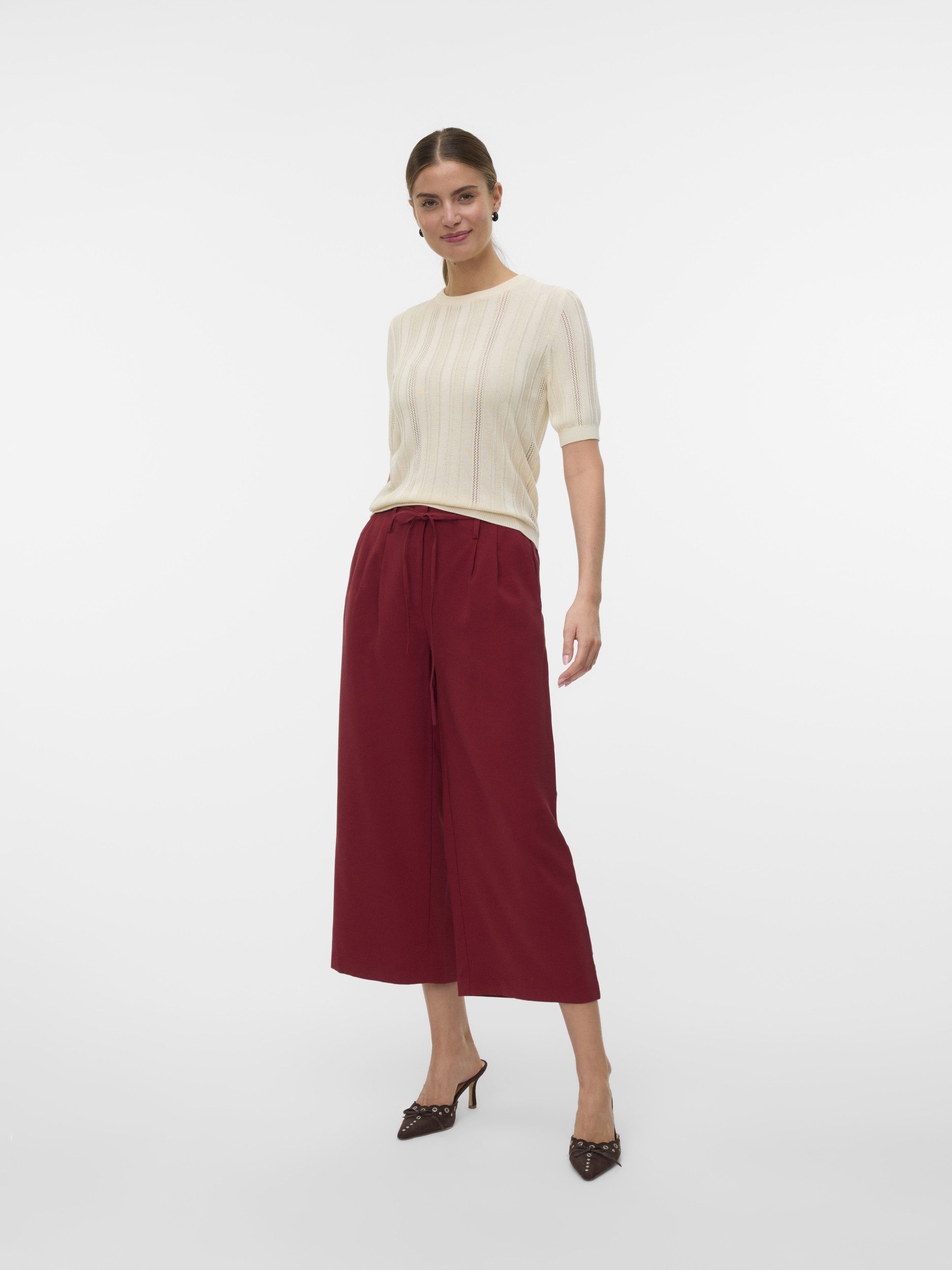 Vero Moda Culotte VMTANYA HW 7/8 WIDE PANTS BOO günstig online kaufen