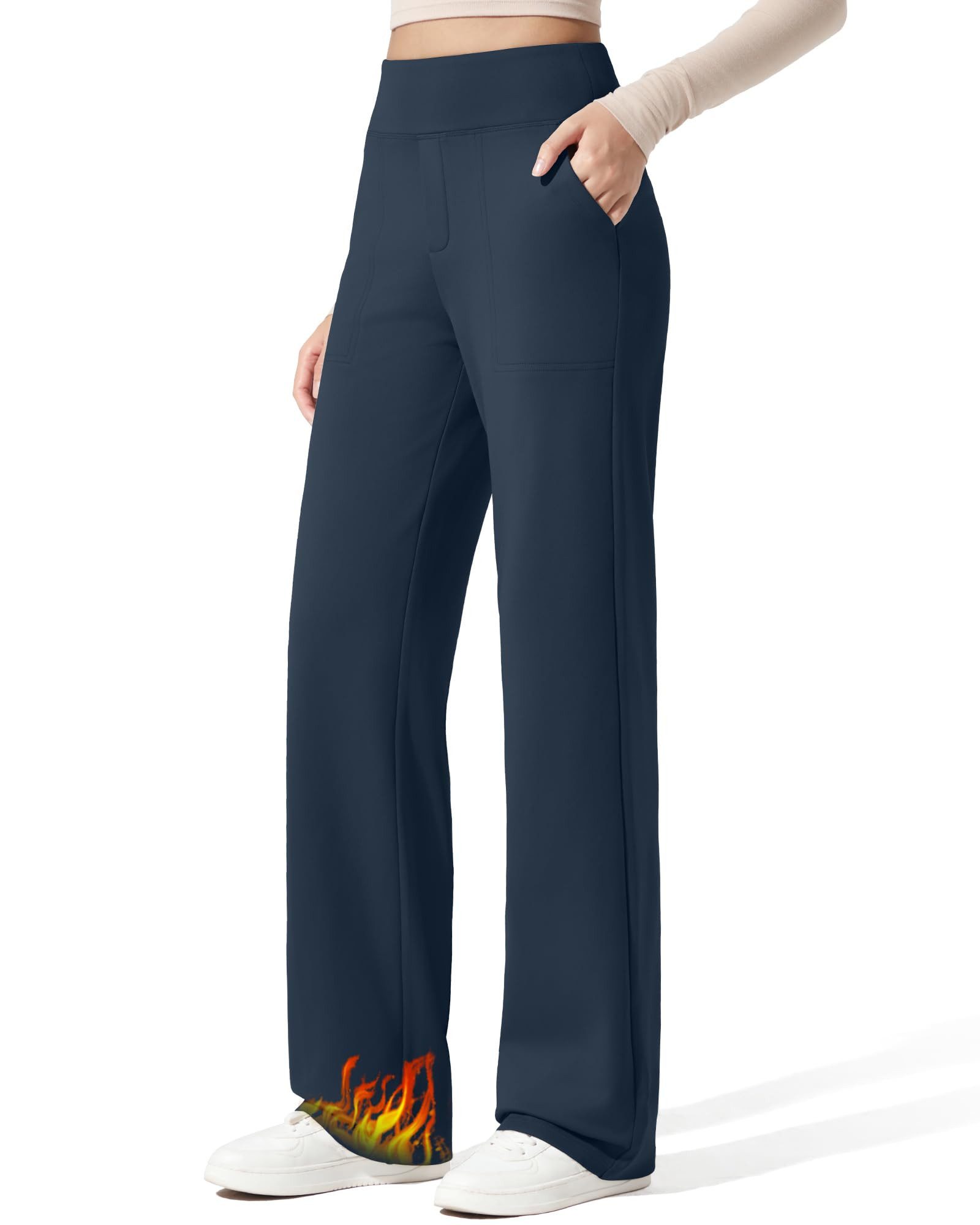 G4Free Thermohose G4Free Damen-Hosen mit Fleecefutter und Taschen, Joggingh günstig online kaufen