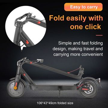 iSinwheel E-Scooter E9 PRO ABE-Zertifizierung, 350W 36V 7.5Ah, 30km Reichweite, 350,00 W, 20,00 km/h, Doppeltes Federungssystem, doppeltes Bremssystem