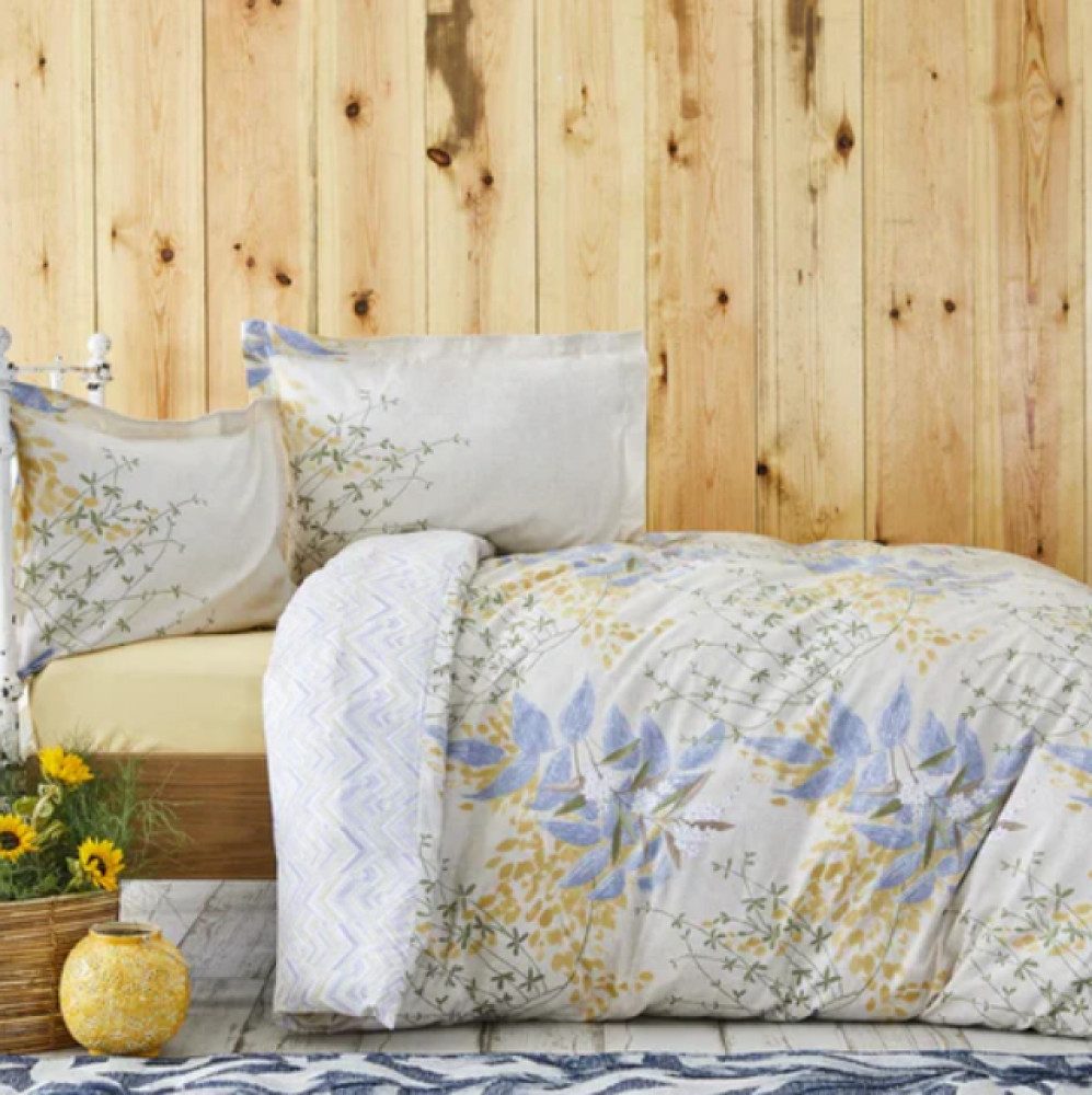 Karaca Bettwäsche Karaca Home Clarinda Doppelbett Bettwäsche Set mit Spannb günstig online kaufen