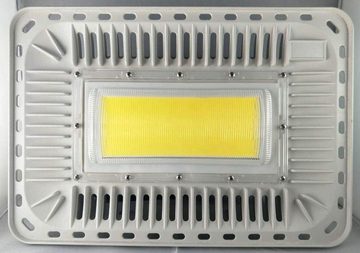 Woward LED Flutlichtstrahler 100W LED Flutlichtstrahler IP65 Außenleuchte Scheinwerfer COB Chip, LED fest integriert, Kaltweiß, LED Flutlichte