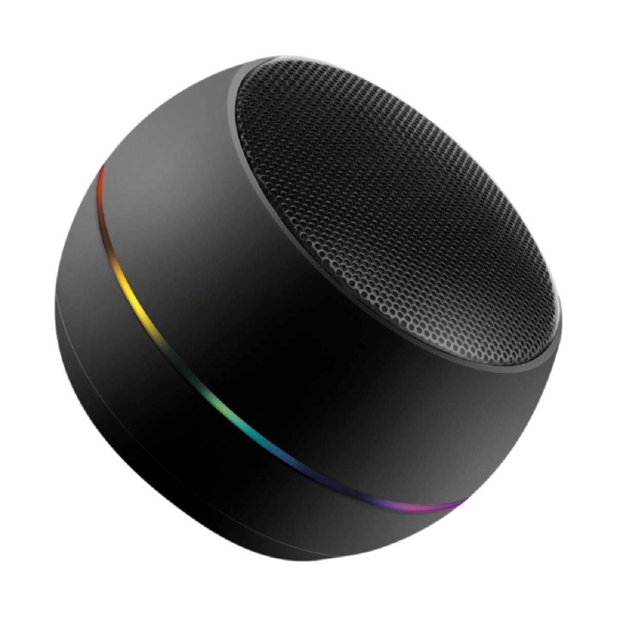 COFI 1453 3W Bluetooth-Lautsprecher mit LED-Licht RGB Schwarz Bluetooth-Lautsprecher