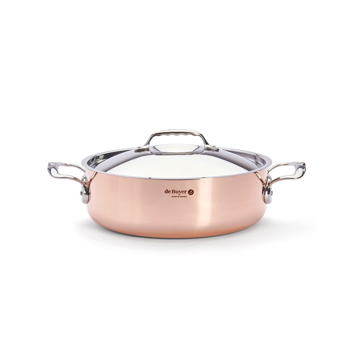 de Buyer Bräter Prima Matera, Kupfer- 24 cm / 3,1 L induktionsgeeignet -