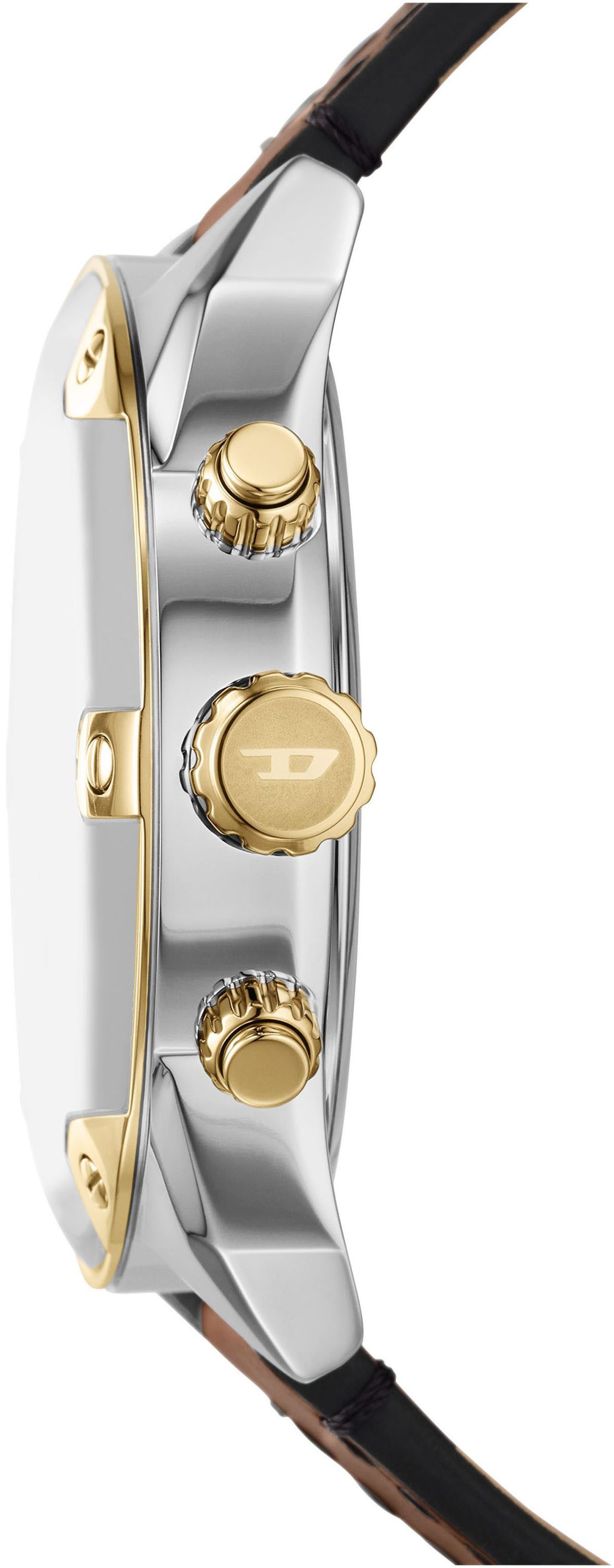 Diesel Chronograph SPIKED DZ4665, Armbanduhr, Herrenuhr, Lederarmband, Quar günstig online kaufen