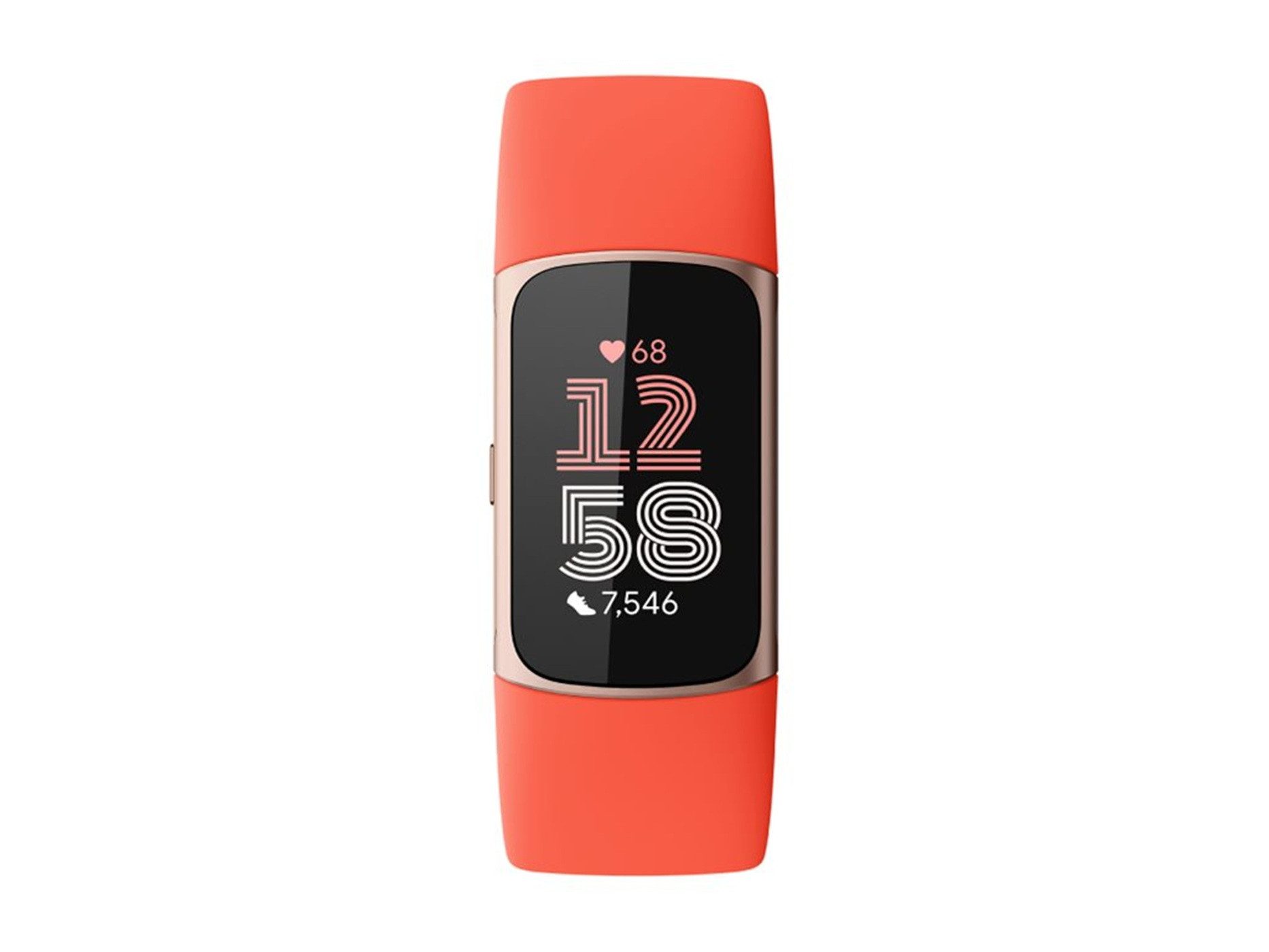 fitbit Sportuhr Fitbit Charge 6 Champagne Gold Aluminium Aktivitätsmesser Fitnessuhr Charge 6, (1-tlg), Farb-Touchscreen, Herzfrequenzmessung, Schlaftracking