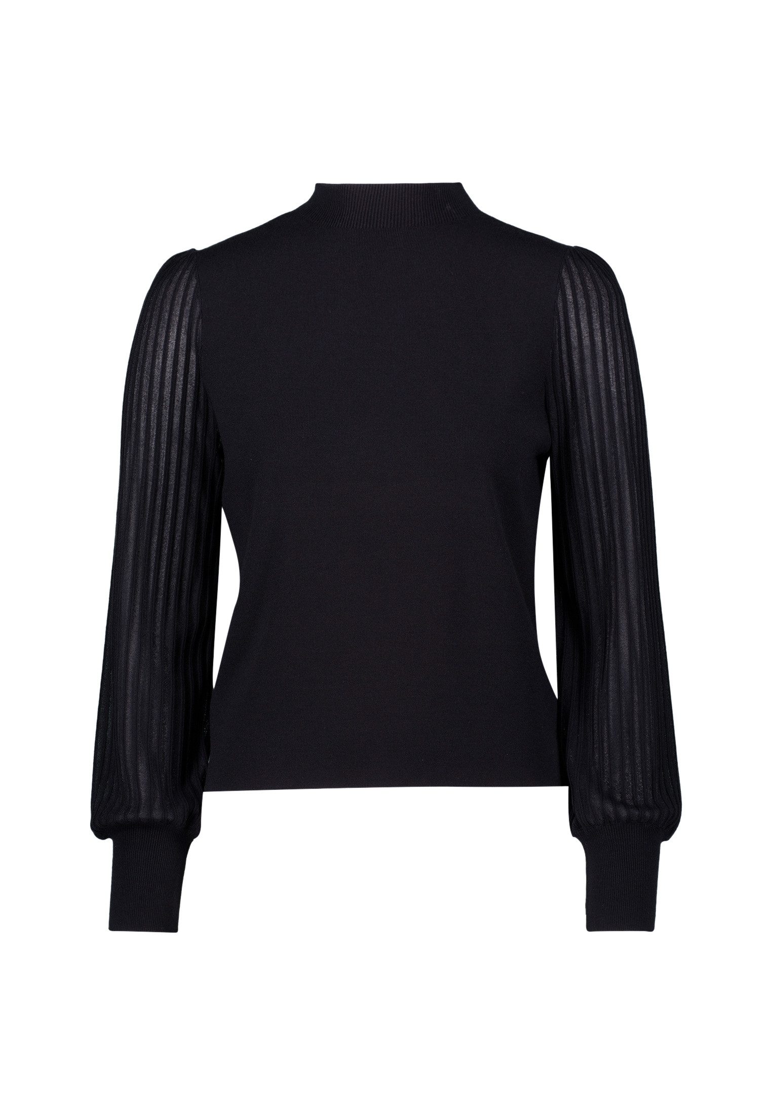 Zero Strickpullover Damen mit transparenten Ärmeln (1-tlg) weiteres Detail